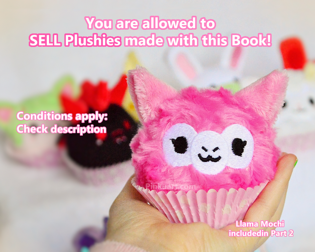 Part 1 I Mochi Plush sewing Pattern + Tutorial Book .PDF