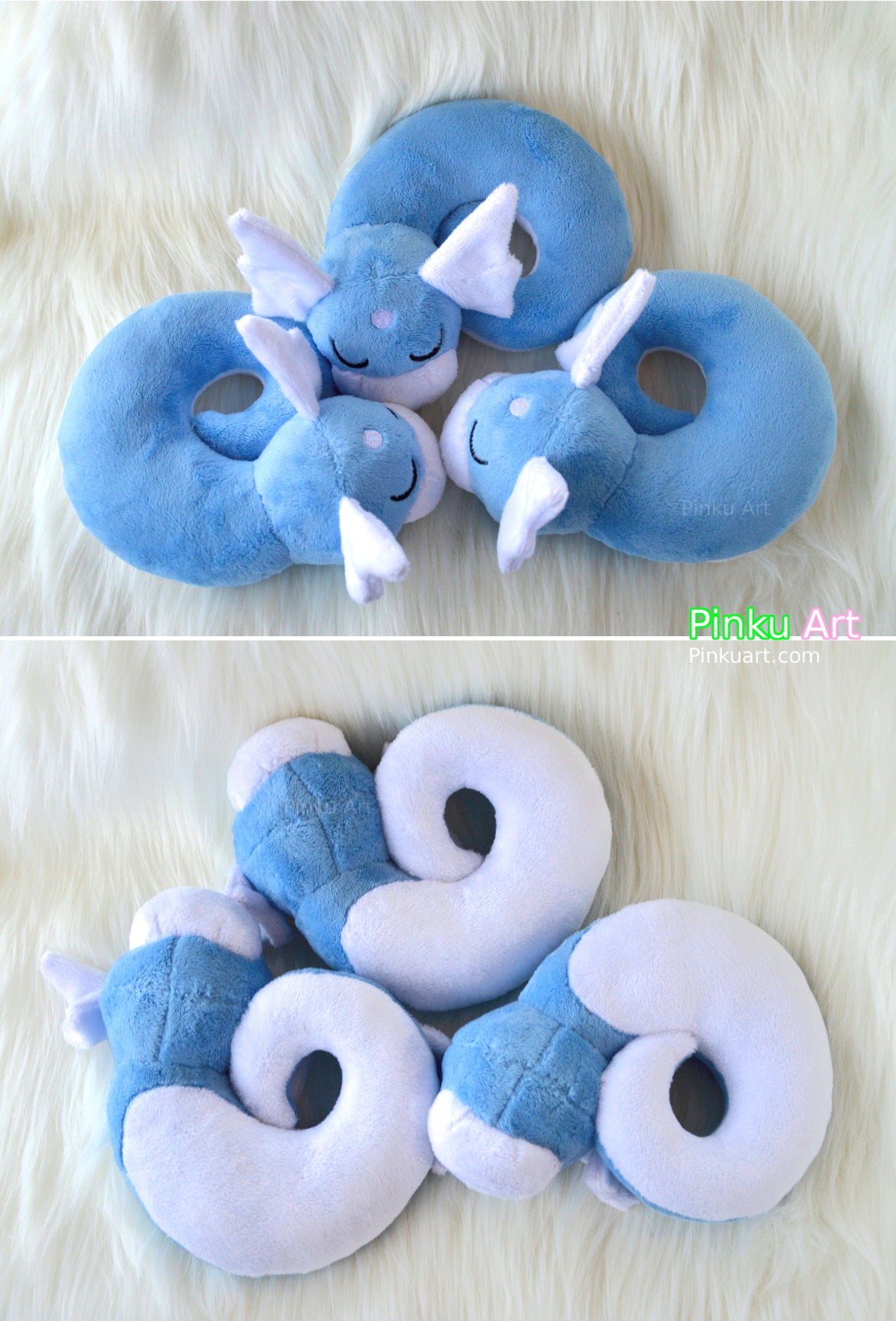 Sleepy Dragon plushie | Ready to ship