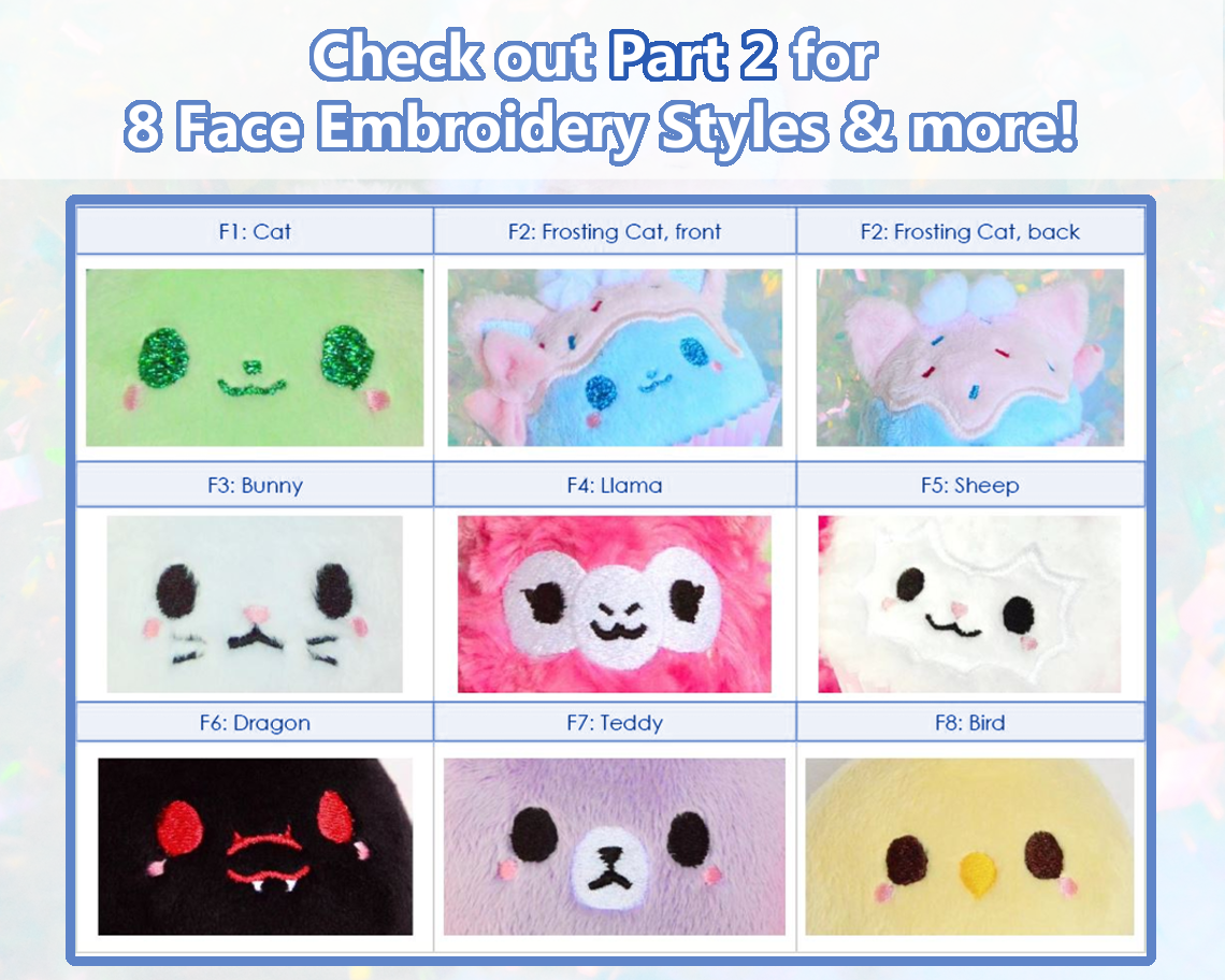 Part 1 I Mochi Plush sewing Pattern + Tutorial Book .PDF