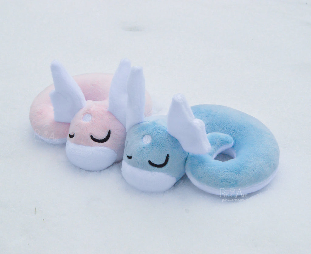 Sleepy Dragon plushie | Ready to ship