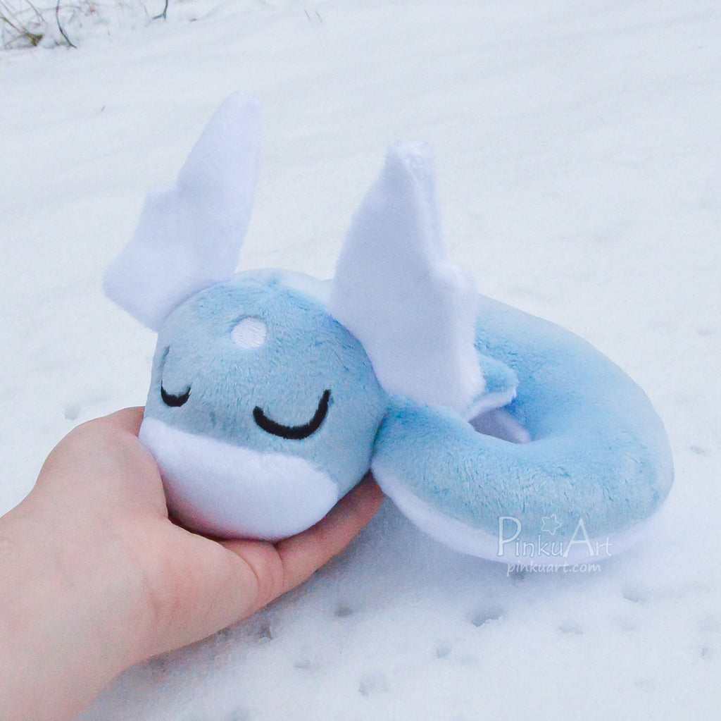 Sleepy Dragon plushie | Ready to ship