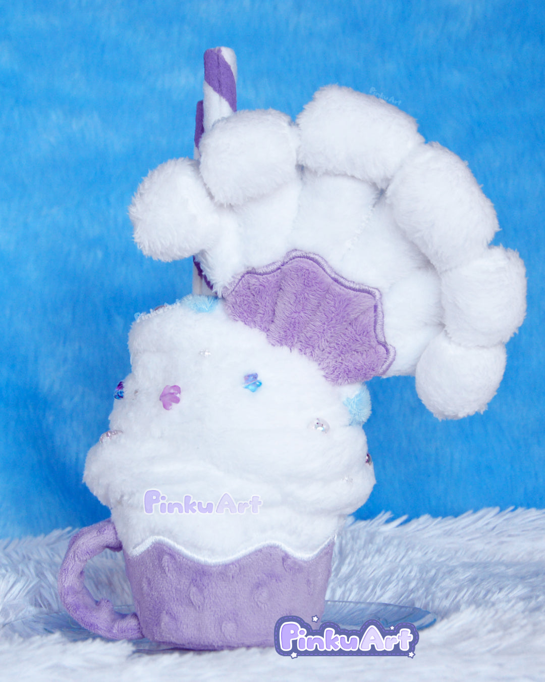 Cozy Alolan Mug plush sculpture - lavender
