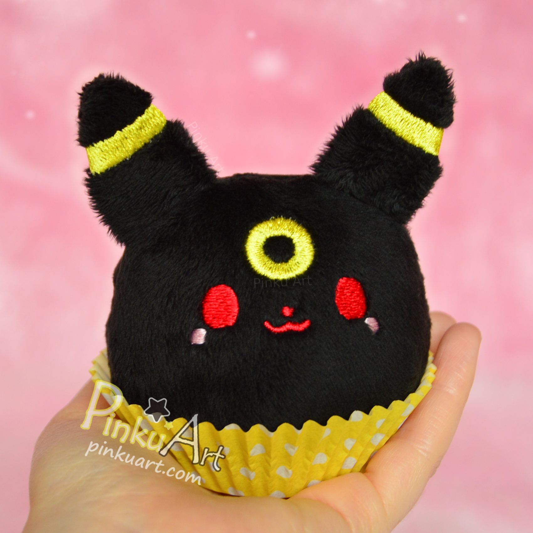 Night cat Mochi Plushie I Ready to ship