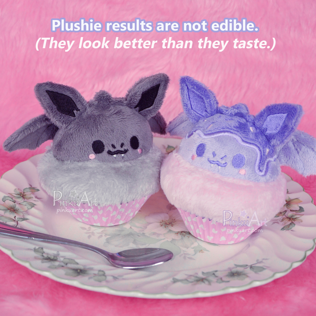 Cupcake Plush sewing Pattern + Tutorial Book I Digital PDF + Embroidery files