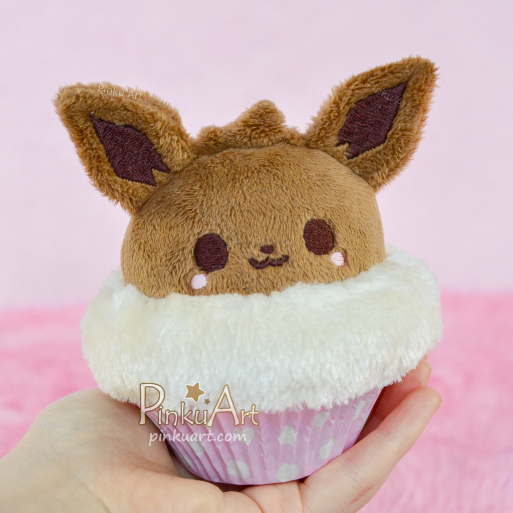 Floofy Eve Cupcake Plushie I  Ready to ship