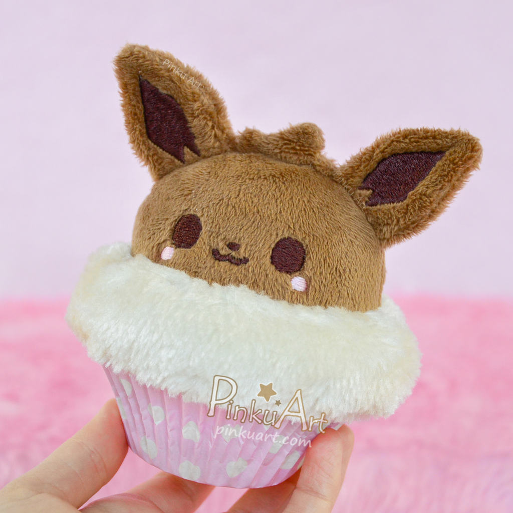 Floofy Eve Cupcake Plushie I  Ready to ship
