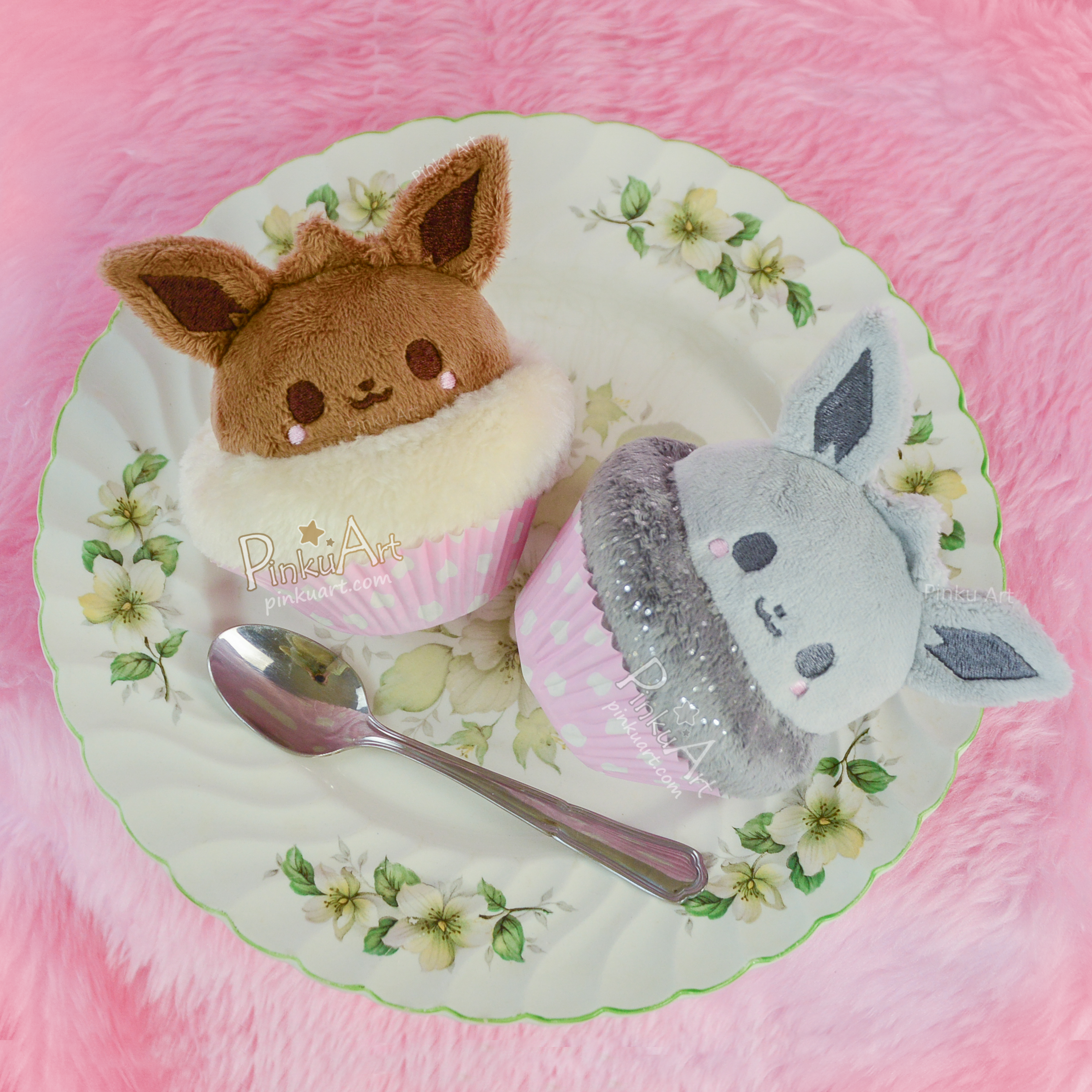 Floofy Eve Cupcake Plushie I  Ready to ship