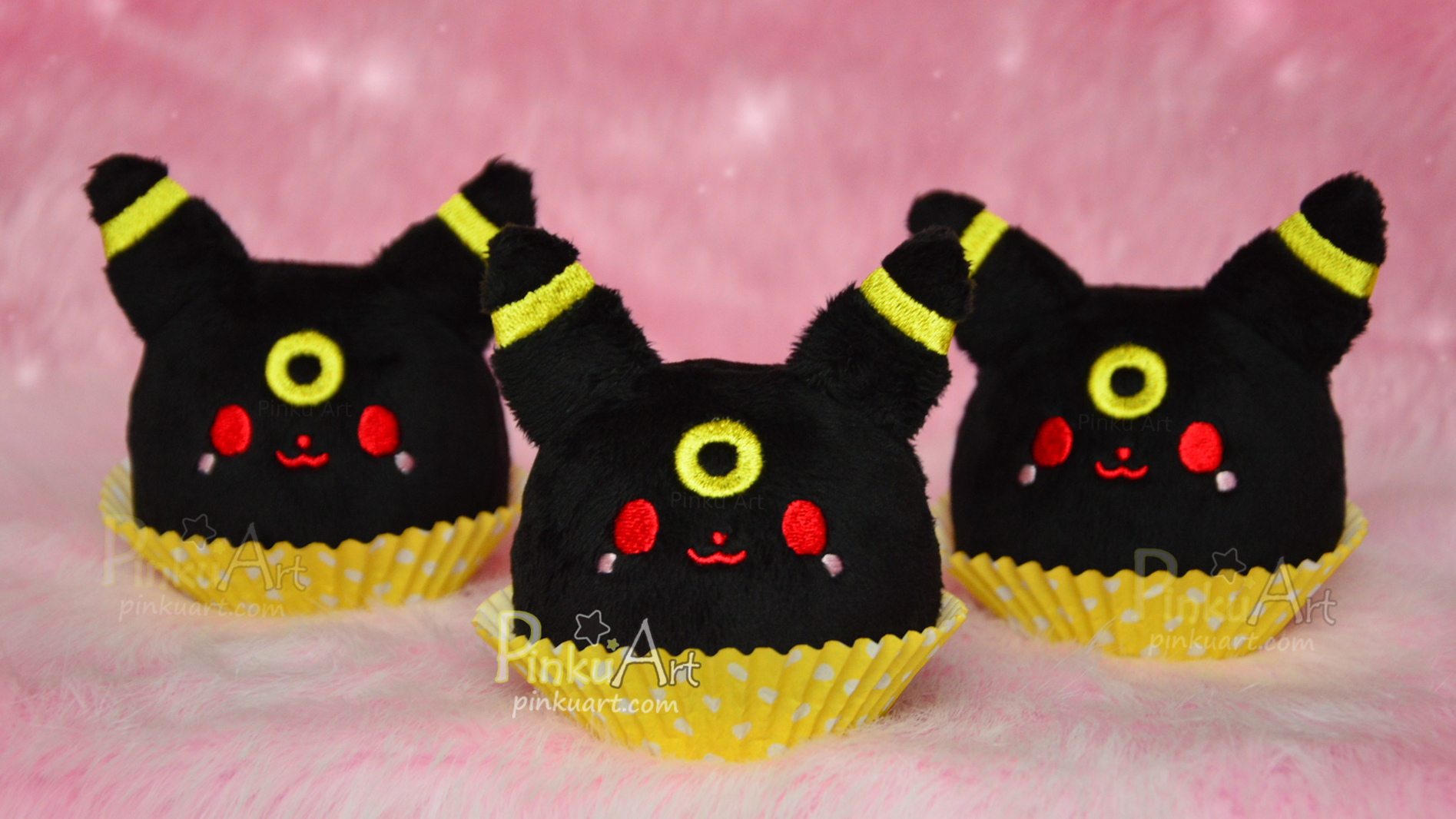 Night cat Mochi Plushie I Ready to ship