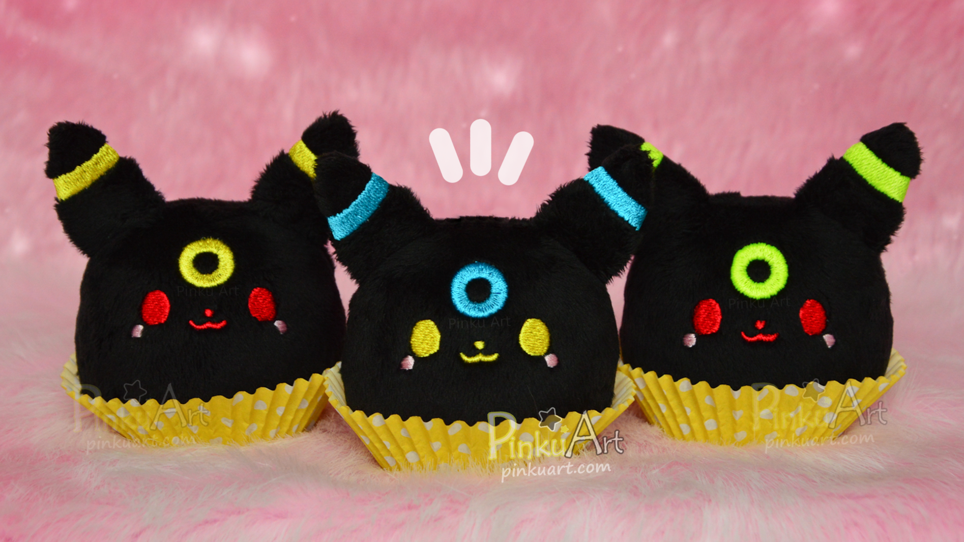 Night cat Mochi Plushie I Ready to ship