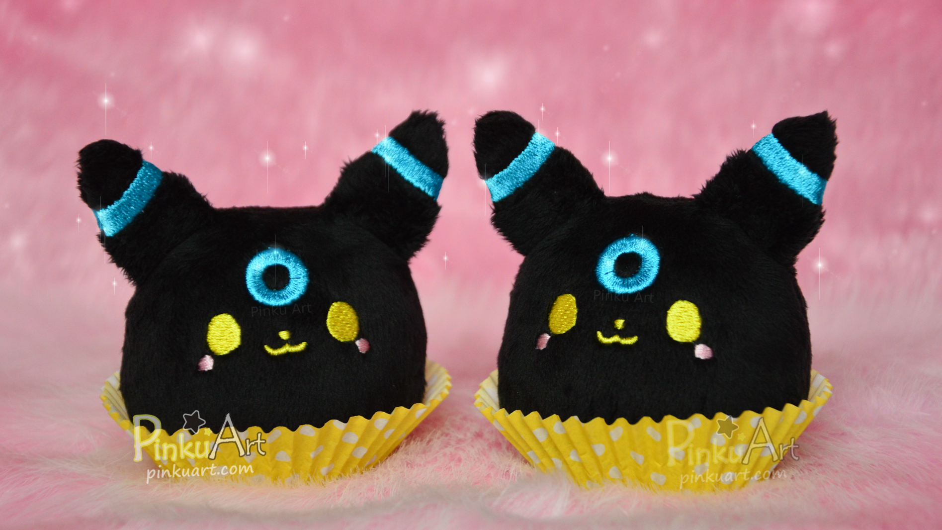 Night cat Mochi Plushie I Ready to ship