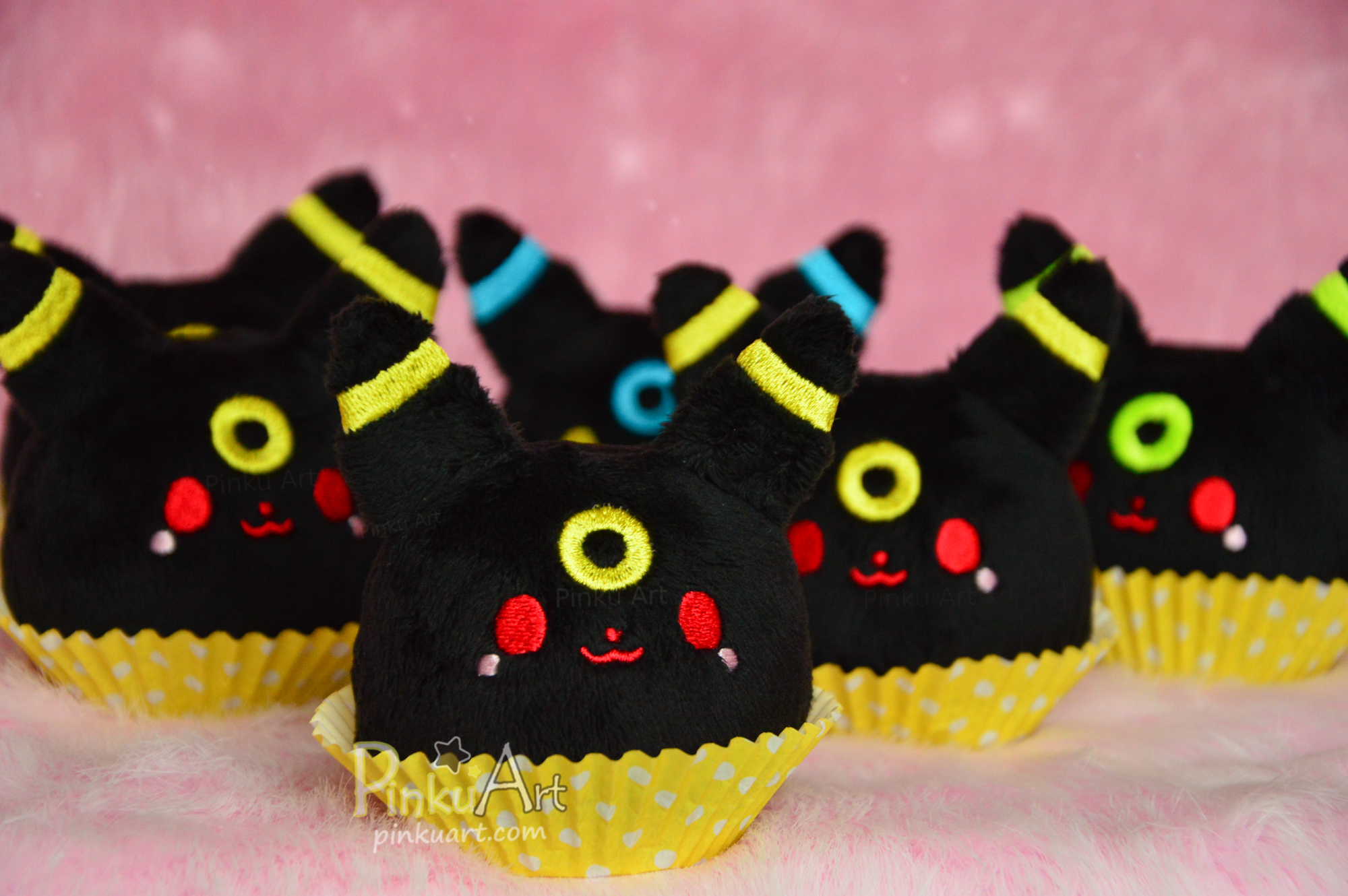 Night cat Mochi Plushie I Ready to ship