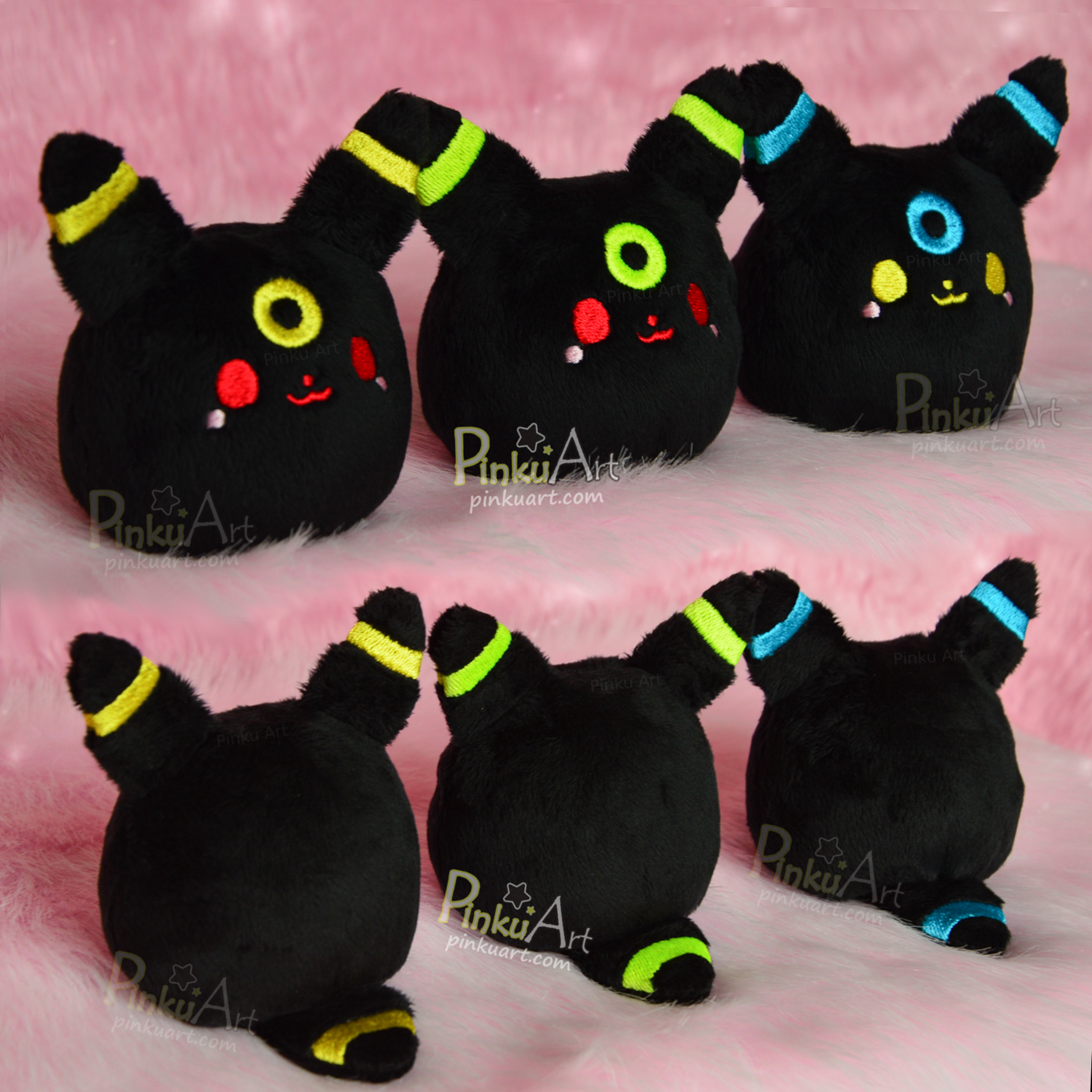 Night cat Mochi Plushie I Ready to ship