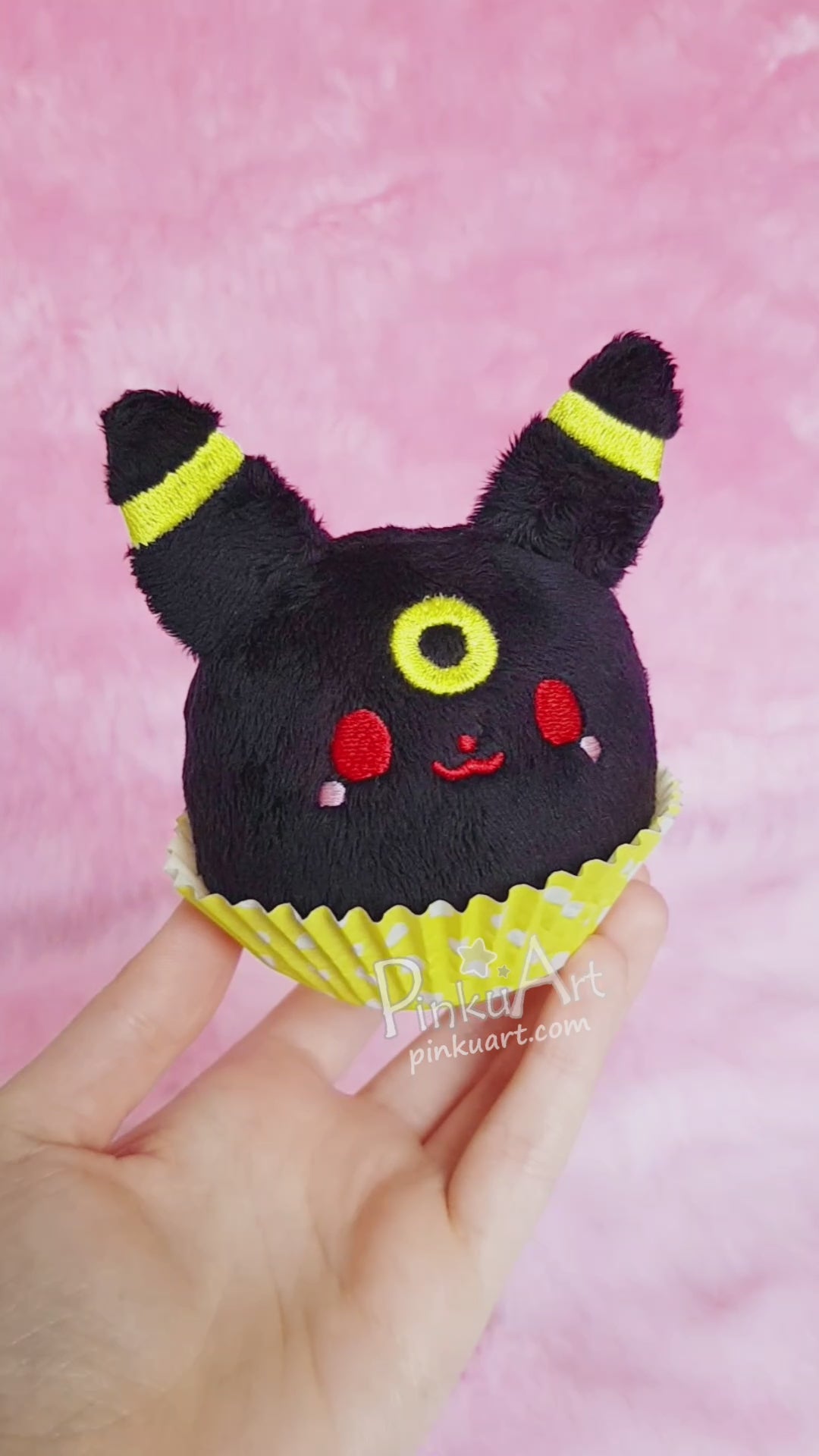 Night cat Mochi Plushie I Ready to ship