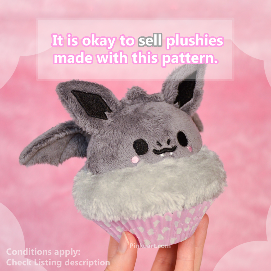 Cupcake Plush sewing Pattern + Tutorial Book I Digital PDF + Embroidery files