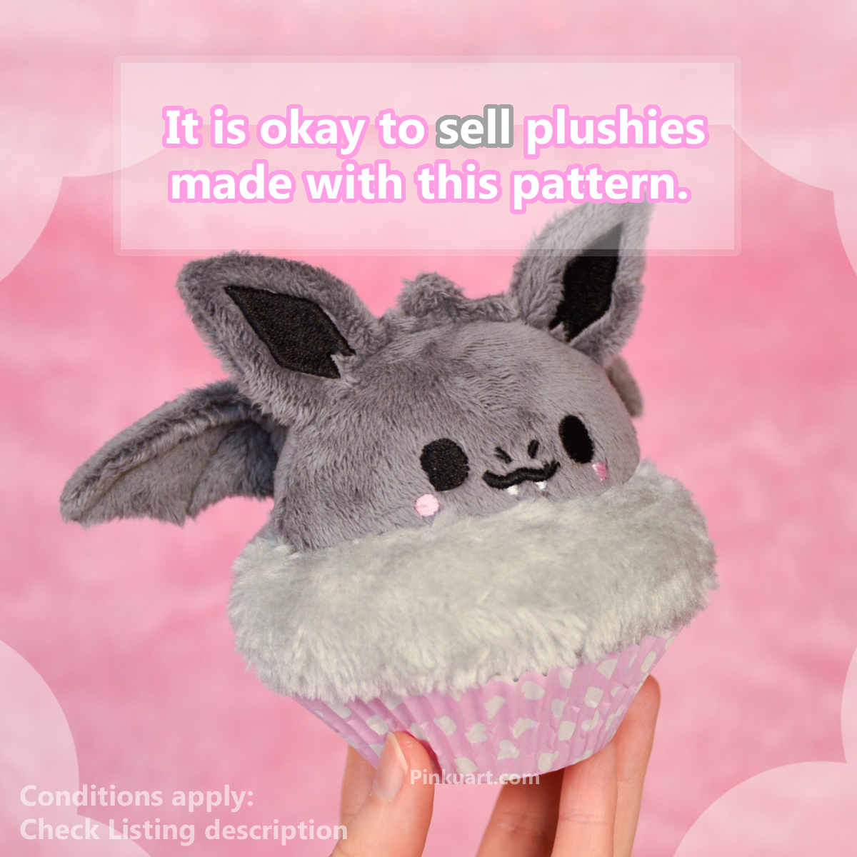 Cupcake Plush sewing Pattern + Tutorial Book I Digital PDF + Embroidery files