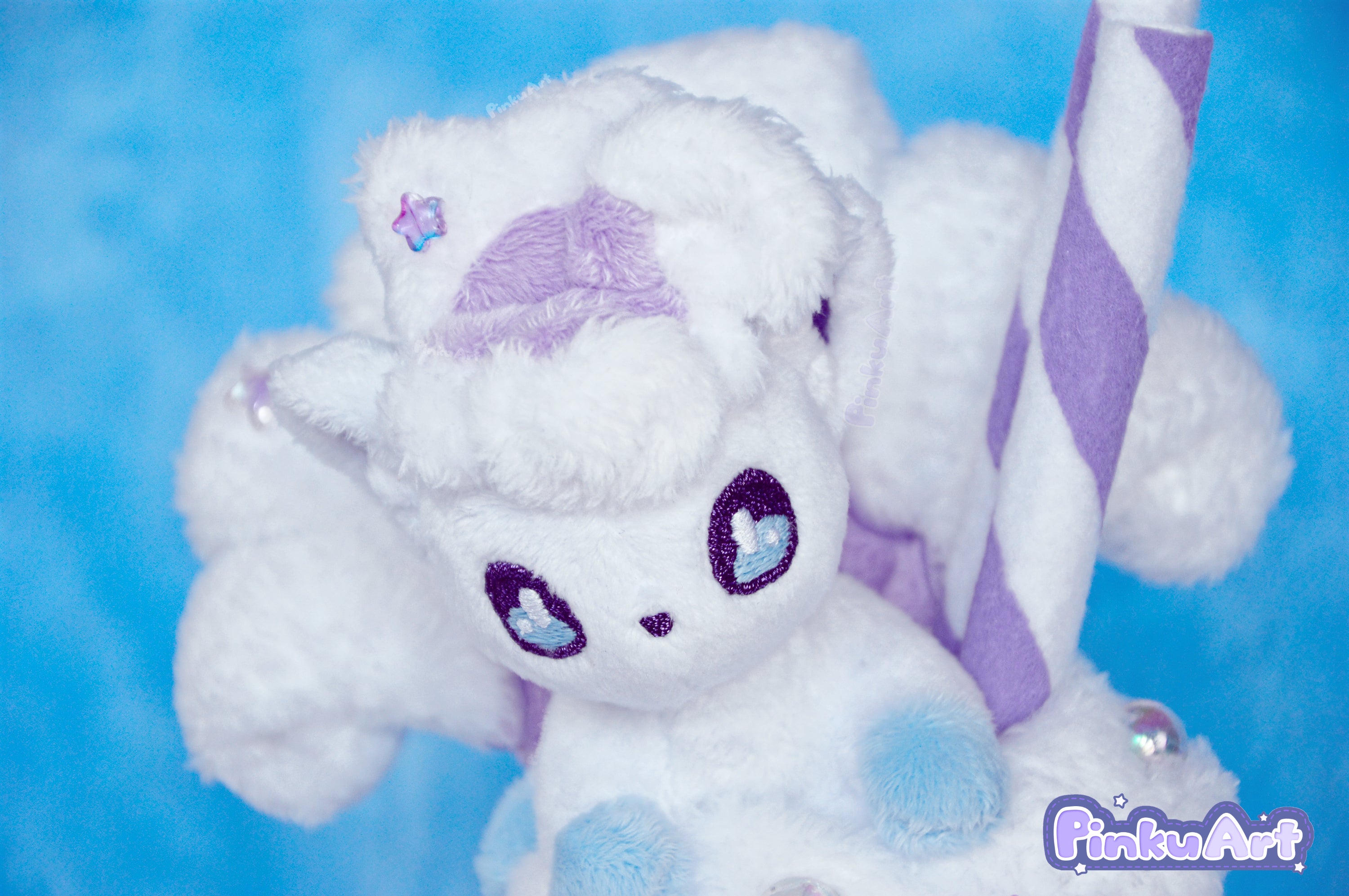Cozy Alolan Mug plush sculpture - lavender