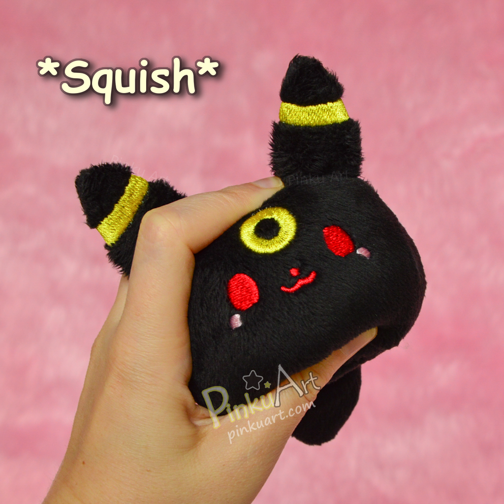 Night cat Mochi Plushie I Ready to ship