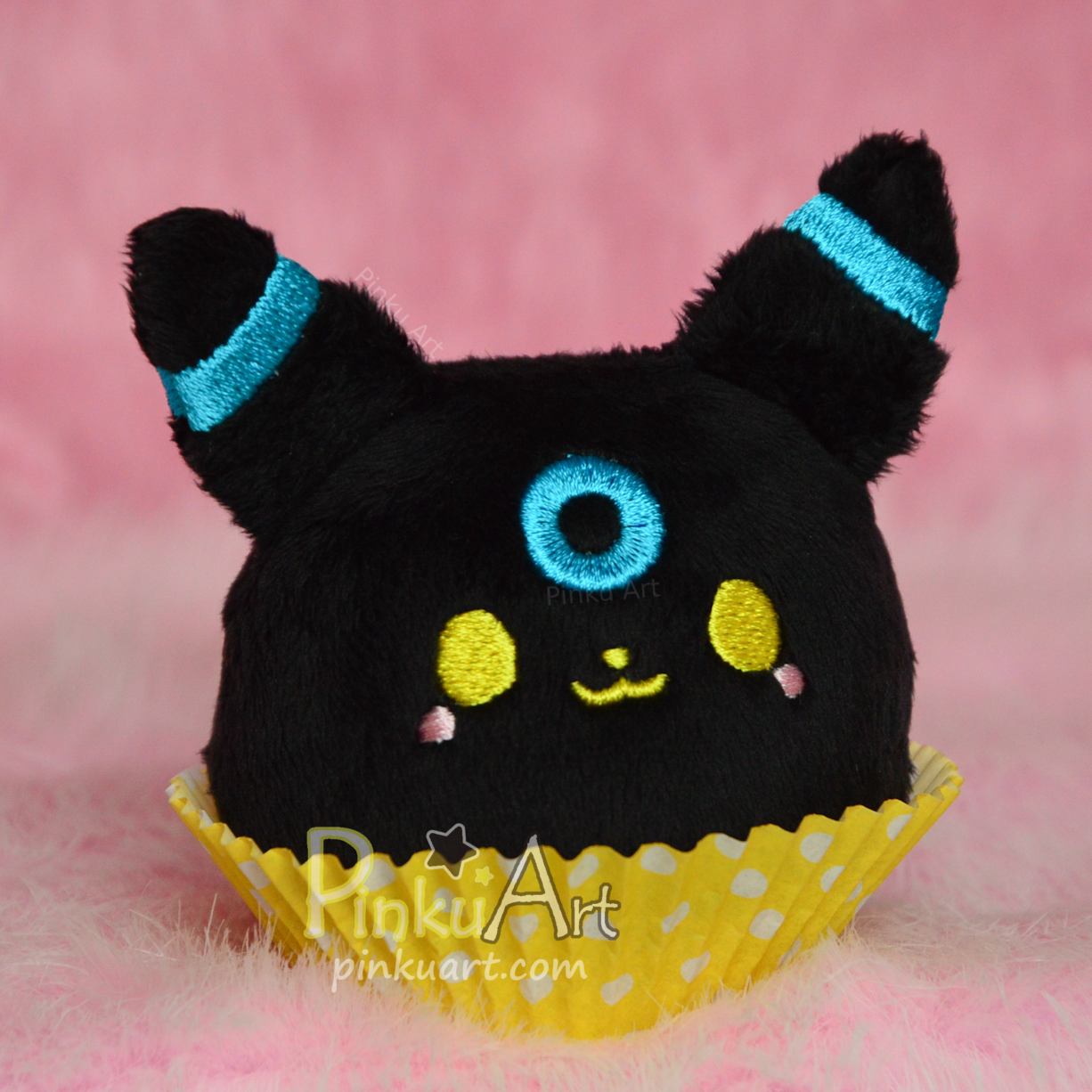 Night cat Mochi Plushie I Ready to ship