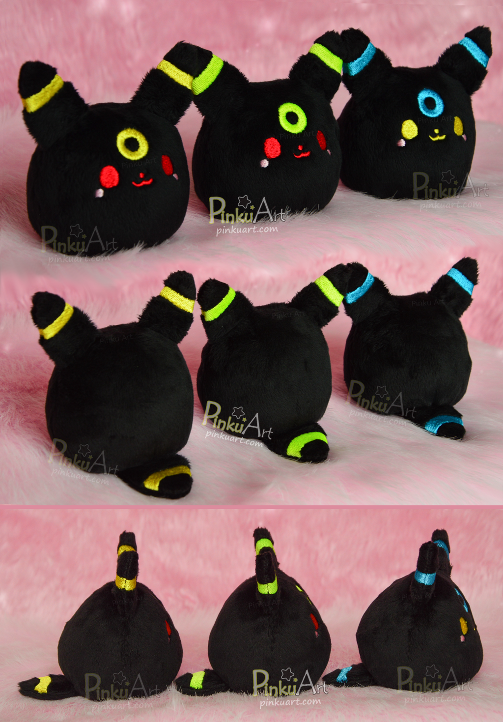 Night cat Mochi Plushie I Ready to ship